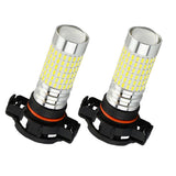 Maxbell 2 Pieces Car 6000K PSX24W 2504 144 SMD LED Lights Turn Signal Reverse Bulbs