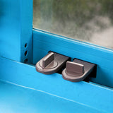 Maxbell Stainless Steel Sliding Door Window Restrictor Security Catch Latch Window Sash Lock