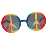 Maxbell Novelty World Peace Sign Glasses Men Women Costume Sunglasses Rainbow Festive Events Party Photo Prop Eyewear