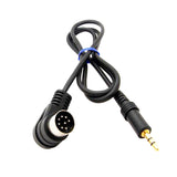 Maxbell Easily Installed  3.5mm Mini Jack AUX 8Pin M BUS Audio Input Adapter Cable For Alpine