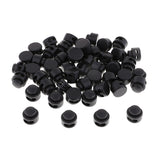 Maxbell Wholesale 50pcs Round Plastic Toggles Spring Stop Drawstring Rope Cord Locks