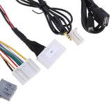 Maxbell Car Audio 5 Cables Kit Stereo Wiring Harness Wire Accessories for Teana Qashqai Easy Installation