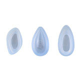 Maxbell 3 Pieces Water Drop Shape Pendants Silicone Molds Mould with Hole Jewelry Making