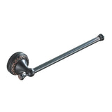 Maxbell Brass Towel Holder Rail Bar Hanger for Bathroom Kitchen Wall Mount, Black