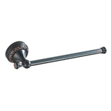 Maxbell Brass Towel Holder Rail Bar Hanger for Bathroom Kitchen Wall Mount, Black