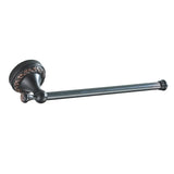 Maxbell Brass Towel Holder Rail Bar Hanger for Bathroom Kitchen Wall Mount, Black