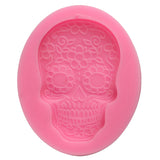 Maxbell Halloween Skull Mask Cake Mould Baking Molds Soap Pizza Fondant Decoration, Polymer Clay, BPA Free , Dishwasher, Oven, Microwave, Freezer Safe