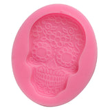 Maxbell Halloween Skull Mask Cake Mould Baking Molds Soap Pizza Fondant Decoration, Polymer Clay, BPA Free , Dishwasher, Oven, Microwave, Freezer Safe