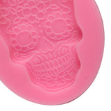 Maxbell Halloween Skull Mask Cake Mould Baking Molds Soap Pizza Fondant Decoration, Polymer Clay, BPA Free , Dishwasher, Oven, Microwave, Freezer Safe