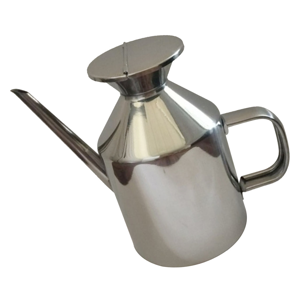 Maxbell Oil Dispenser Stainless Steel Pot Vinegar Bottle Soy Sauce Kettle 375ml