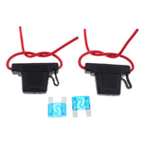 Maxbell Great Performance 2Pcs 10 AWG Scosche ATC Fuse Holder 12 Volt Car Boat
