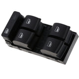 Maxbell ABS Plastic Car Power Window Switch Button Controls for Audi A4 B6 B7 Conversion Kit