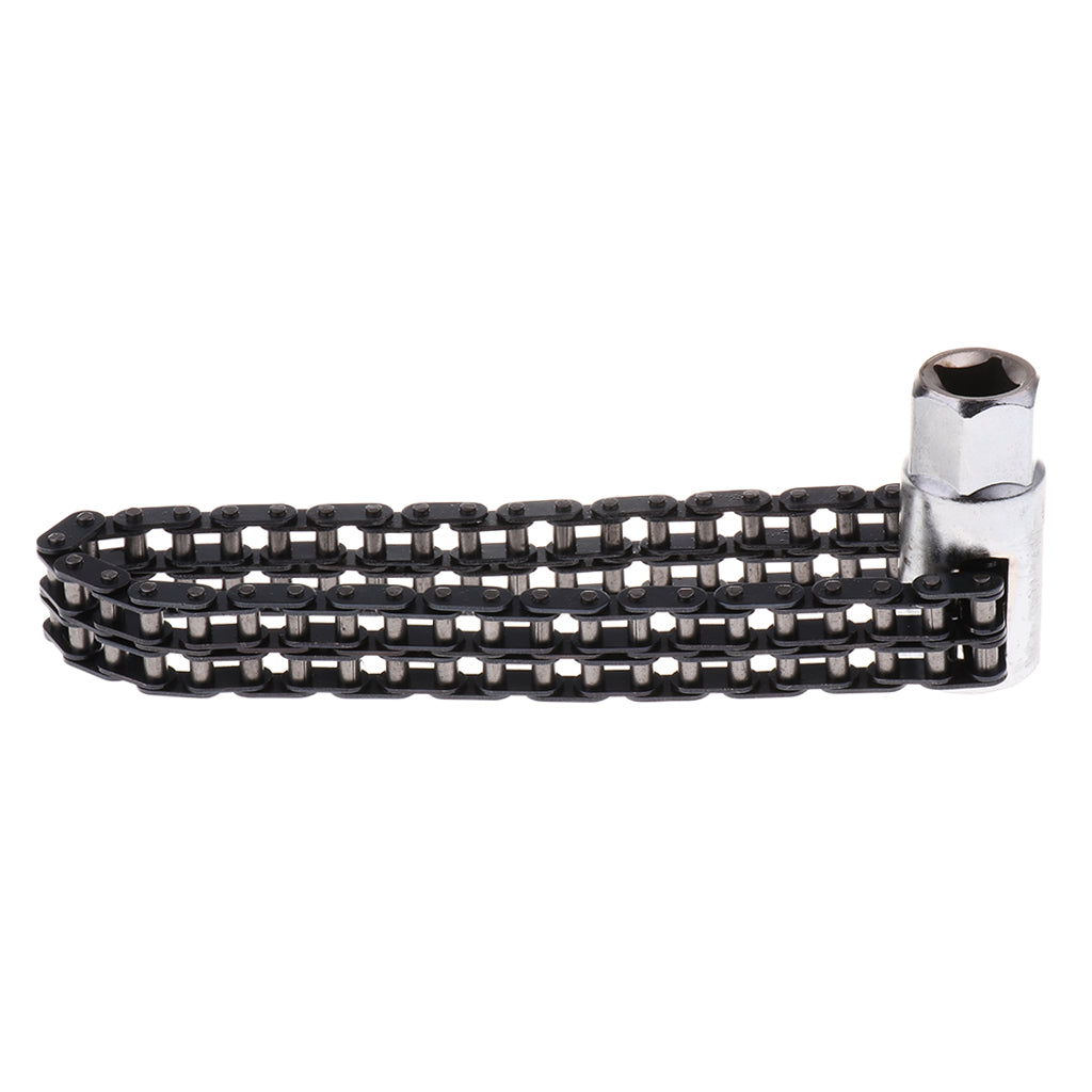 Maxbell Heavy Duty Oil Filter Wrench 4 Knots Chain Sleeve 120mm for Universal