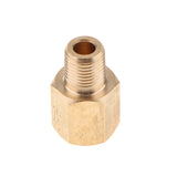 Maxbell High Quality 1/8NPT To 1/8 BSPT Brass Fuel Pressure Gauge Connector Quick Connect Fitting