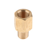 Maxbell High Quality 1/8NPT To 1/8 BSPT Brass Fuel Pressure Gauge Connector Quick Connect Fitting