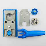 Maxbell Mini Pocket Hole Jig Kit Joint Tool Woodworking Oblique Drill Guide Bits Set