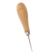 Maxbell Wooden Handle Beading Awl Reamer Jewelry Making Strong Tool Punching Needle