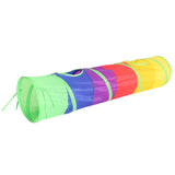 Maxbell Collapsible Cat Play Tunnel Colorful Cat Outdoor Game Playing Toy 115 x 25cm