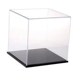 Maxbell Acrylic Dustproof Display Case Show Box 25x25x25cm for Diecast Car Model Toy