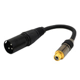 Maxbell Professional Audio Link Cable XLR Male to RCA Female