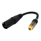 Maxbell Professional Audio Link Cable XLR Male to RCA Female