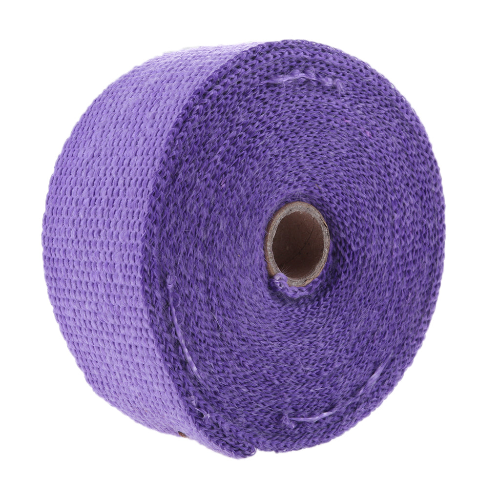 Maxbell 5cm x 10m / 2'' x 32.8FT Exhaust Pipe Manifold Heat Tape Wrap for Motorcycle