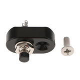 Maxbell Mini CNC Handlebar Horn/Kill Turn SIgnal Switch Button 12V for Yamaha Black