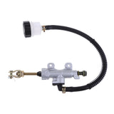 Maxbell 1 Set Rear Hydraulic Brake Master Cylinder Pump Fluid Reservoir for ATV