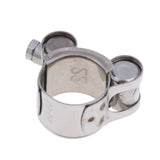 Maxbell Universal Exhaust Pipe Clamp Clip for 20mm-22mm Motorcycle Muffler Silencer