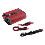 Maxbell Car 500W Power Inverter DC 24V To AC 220V Sine Wave Dual USB Converter,red