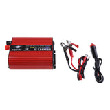 Maxbell Car 500W Power Inverter DC 24V To AC 220V Sine Wave Dual USB Converter,red