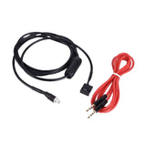 Maxbell AUX Input Mode Cable 3.5mm Female Dash Mountable Socket for BMW E46 98-06 Audio Cable for Phone MP3 Player