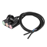 Maxbell Motorcycle Handlebar Mount Switch On-Off LED Headlight Fog Spot Light