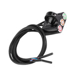 Maxbell Motorcycle Handlebar Mount Switch On-Off LED Headlight Fog Spot Light