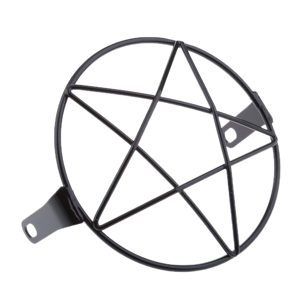 Maxbell Motorcycle Retro Metal Headlight Protector Guard Cover for GN CG125