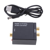 Maxbell Digital Coaxial Toslink to Analog (L/R) Audio Converter+5V USB DC Power Supply