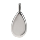 Maxbell Silver Metal Waterproof Teardrop Pendant Cremation Jewelry For Ashes Pet Dog Cat