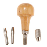 Maxbell Jewelers Pin Vise Vice Wooden Handle Twisting Wire Wrapping Collet Watches