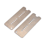 Maxbell 2 Pieces 6 String Guitar Humbucker Pickup Base Plates 50+52 for Electric Guitar P90 Pickup Parts 81 x 30mm