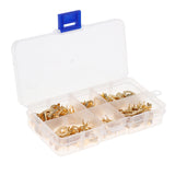 Maxbell 100 Pieces Non-Insulated Ring Terminals Kit. Cable Wire U-Type 4mm 5mm 6mm 8mm 10mm