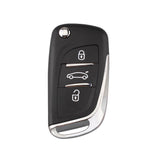 Maxbell 3BTN Flip Remote Key Shell For Citroen C2 C4 Peugeot 306 407 408