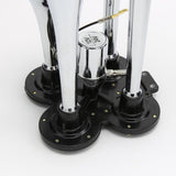 Maxbell Universal Car Automobile SUV Van 4-Trumpet Train Air Horn 12V/24V 150db for Air Compressor