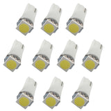 Maxbell 10pcs T5 5050 LED Car Interior Dash/Meter/Reading Door Step Map Light Lamps