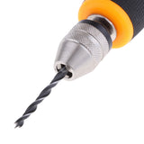 Maxbell Mini Micro Hand Drill Keyless Chuck + Twist Drills Bit Rotary Tool 0.8-3.0mm