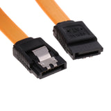 Maxbell Straight SATA Cable High Speed Data Hard Disk Cord with Locking Latch