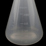 Maxbell Laboratory School Graduated Plastic Conical Flask Erlenmeyer 250mL Food Grade, Shatter Resistant, 2 Pack