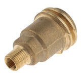 Maxbell QCC1 Propane Gas Fitting Adapter with 1/4 Inch Male Pipe Thread Solid Brass Construction