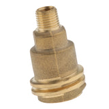 Maxbell QCC1 Propane Gas Fitting Adapter with 1/4 Inch Male Pipe Thread Solid Brass Construction