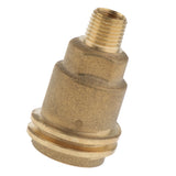 Maxbell QCC1 Propane Gas Fitting Adapter with 1/4 Inch Male Pipe Thread Solid Brass Construction