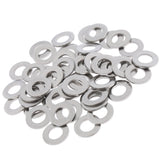 Maxbell M8 Flat Washer Solid Steel Home Common Use Hardware Accessories Pack of 50